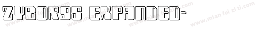 Zyborgs Expanded字体转换